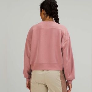 Lulu Lemon Softstream Oversized Cropped in Dusty Rose (pink) Size 2.